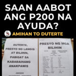 Saan aabot ang P200 na ayuda?! – peasant women to Duterte